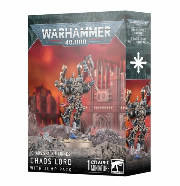 Chaos Space Marines : Seigneur du Chaos avec Réacteur Dorsal est une unité embématique des armées du Chaos , une unité redoutable sur le champ de bataille