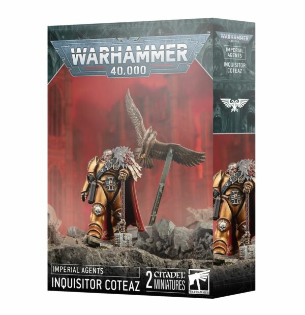 Découvrez les nouveautées de Games Workshop avec cette semaine le Imperial Agents Inquisitor Coteaz, l'occasion de débuter une nouvelle armée en V10