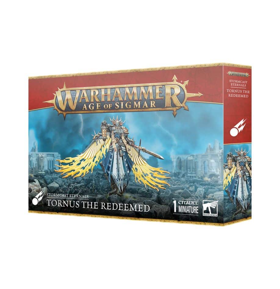 Stormcast Eternals Tornus Redeemed fait partie de la formidable vague de sortie Stormcast Eternals pour Age of Sigmar , découvrez les vite