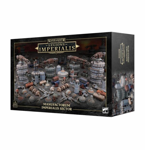 Manufactorum Imperialis Sector est la superbe nouveautée de Games Workshop pour le jeu Legion Imperialis , une version epic de GHarus heresy