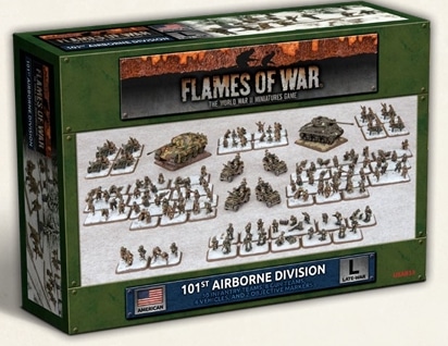 USAB16 101ST Airborne Division est l'excellent nouveau starter pour Flames of War en fin de guerre lors de la Bataille des Ardennes