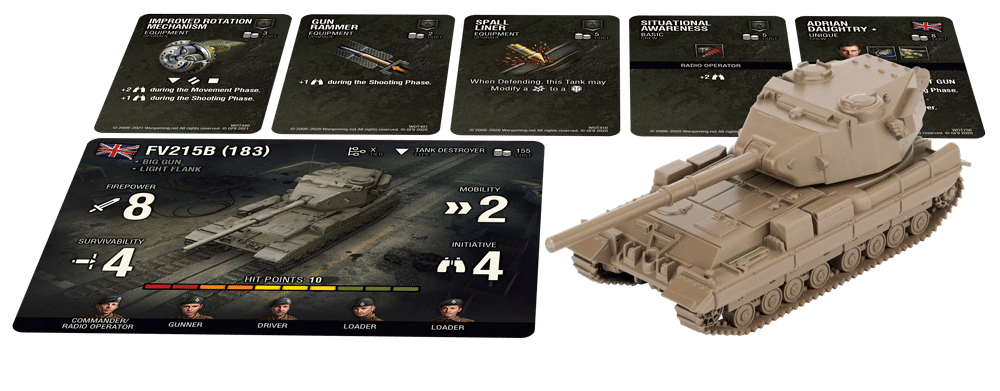 World of Tanks Expansion - FV215B est la nouvelle extension pour le jeu de figurines World of Tanks largement inspiré du jeu vidéo