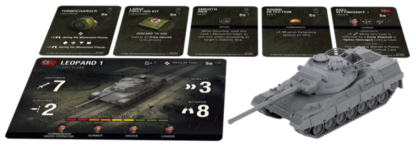 World of Tanks Expansion - Léopard est la nouvelle extension pour le jeu de figurines World of Tanks largement inspiré du jeu vidéo