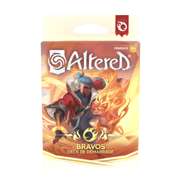 Altered : Starter Deck Bravos est l'un des decks de démarrage proposé par Equinoxe pour son nouveau TCG Altered deja très prometteur