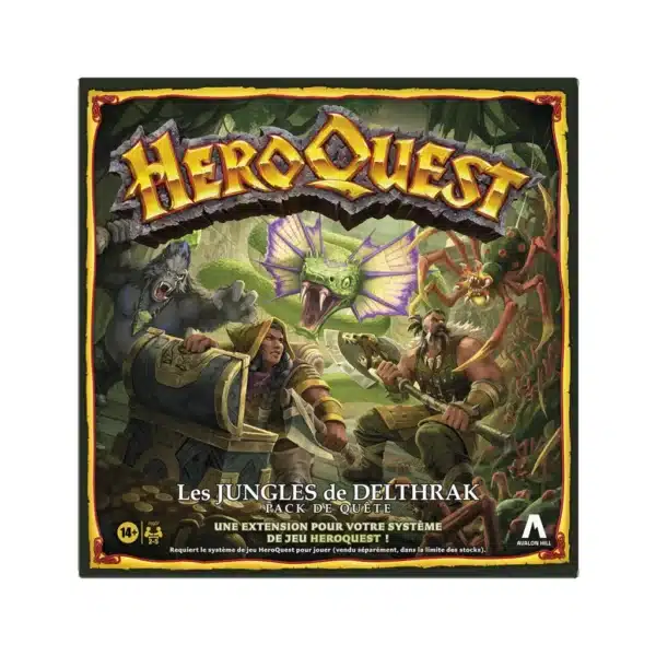 Les Jungles de Delthrak est la nouvelle extension de la superbe nouvelle édition de Heroquest , un jeu à jouer entre amis et en famille