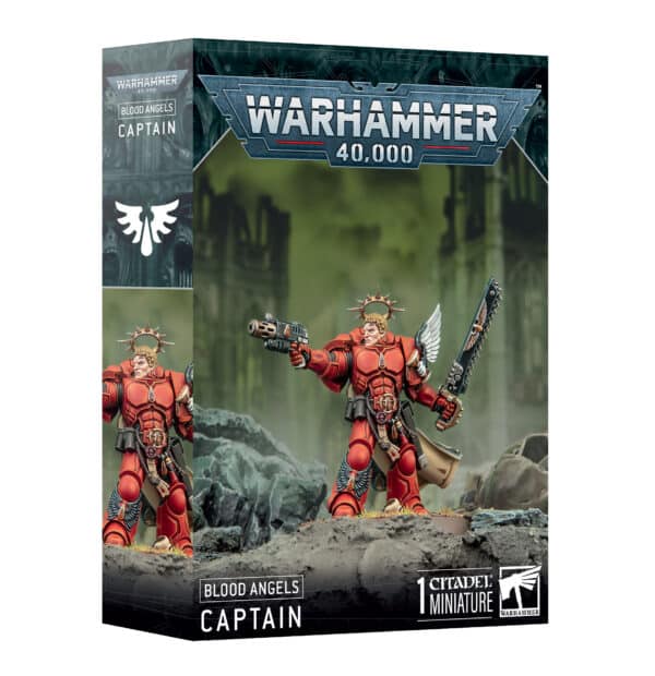 Decouvrez les nouvelles sorties pour les fils de Sanguinus Primarque des Blood Angels , avec le Blood Angels Captain