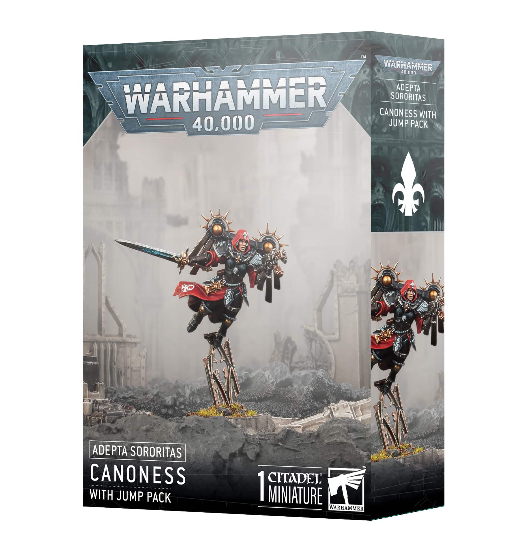 Decouvrez les nouvelles sorties pour Games Workshop avec la nouvelle Adepta Sororitas Canoness with Jump Pack