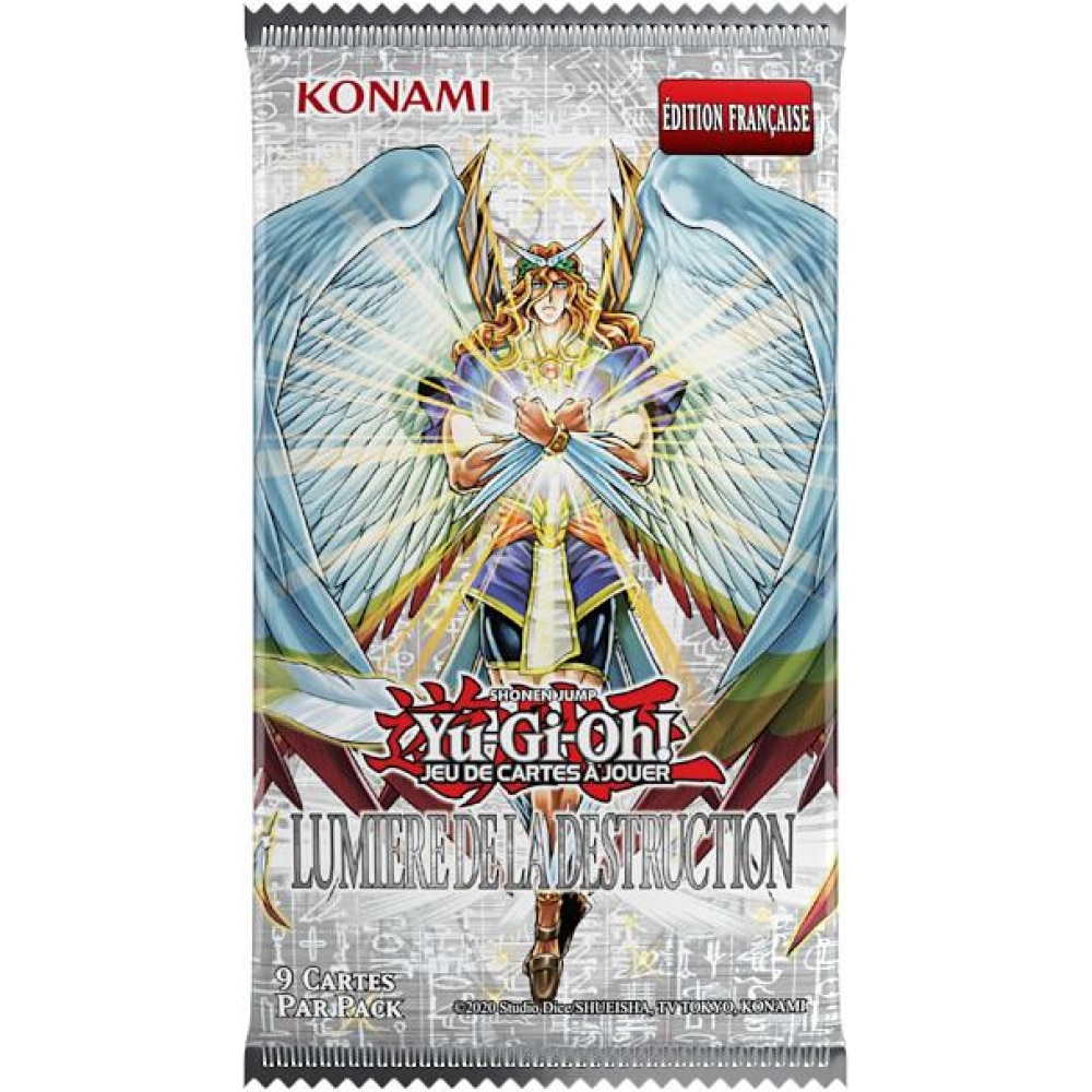 Lumière de le Destruction  est une nouvelle édtion de Yu-Gi-Oh , reimprimée en aout 2024. Chaque booster provient de display