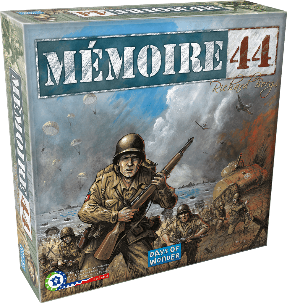 Mémoire 44 est un jeu de société de stratégie conçu par Richard Borg et publié par Days of Wonder en 2004 pour commémorer le 60e anniversaire du débarquement