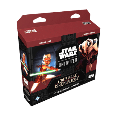 Crépuscule de la République est la 3 eme edition du formidable jeu de cartes Star Wars Unlimited , disponible en Booster Français et Anglais