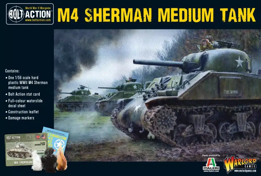 Bolt Action M4 Sherman vous permettent de revivre la bataille emblématique des Ardennes de la deuxieme guerre mondiale avec ce char emblématique