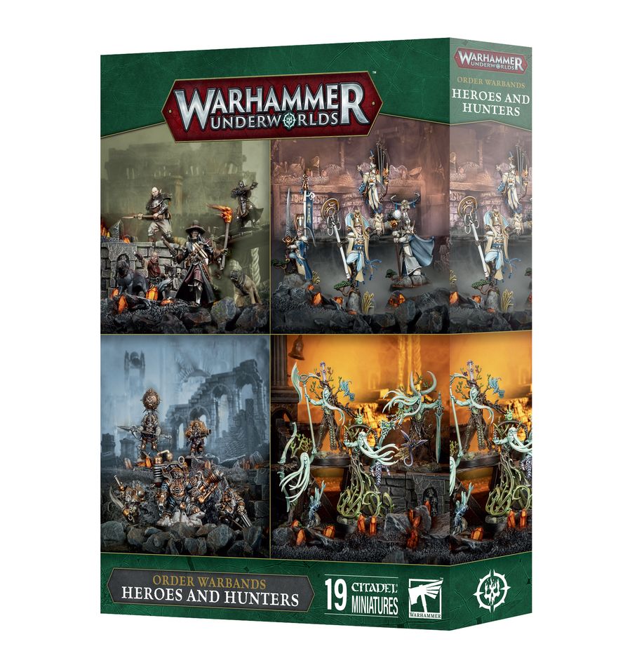 Decouvrez les nouvelles sorties de Games Workshop de cette semaine avec la nouvelle boite Warhammer Underworld Heroes and Hunters