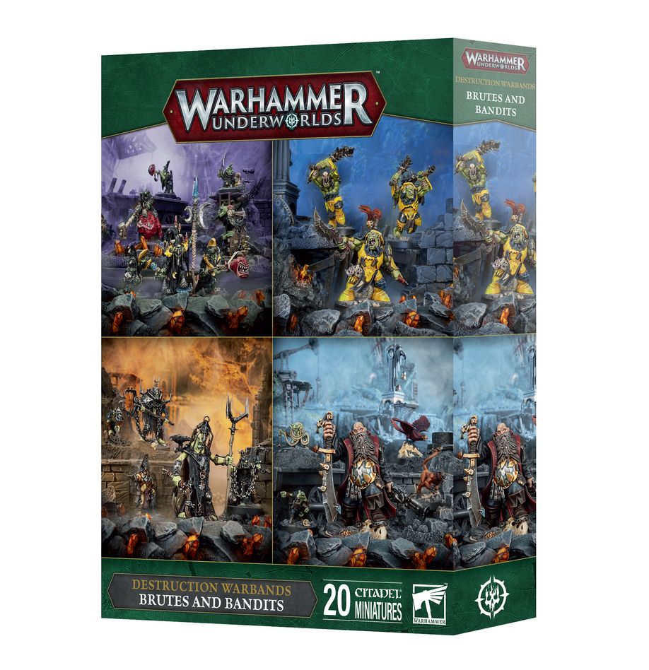 Decouvrez les nouvelles sorties de Games Workshop de cette semaine avec la nouvelle boite Warhammer Underworld Brutes and Bandits