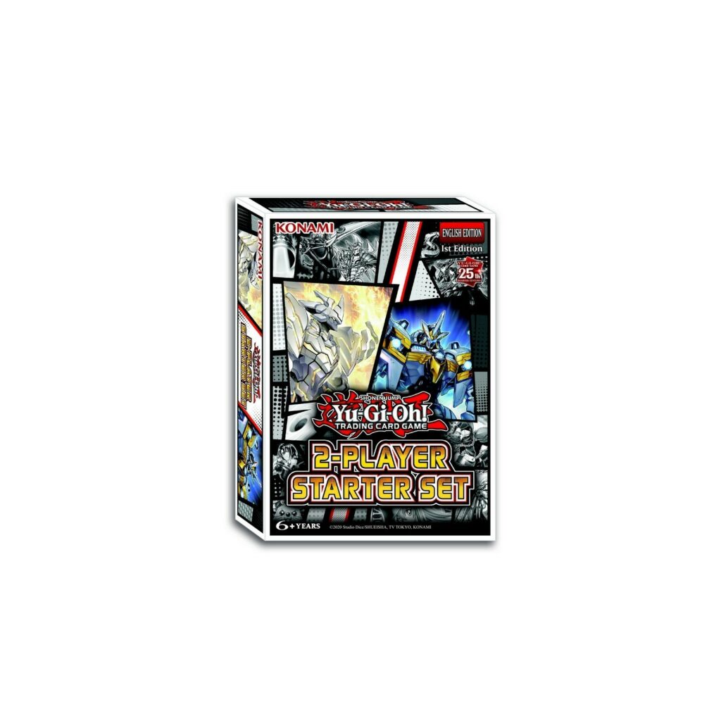 Découvrez le TCG Yu-Gi-OH en apprenant à jouer grâce au nouveau kit de démarrage pour 2 joueurs. Le kit contient 2 decks et un livret de règle.