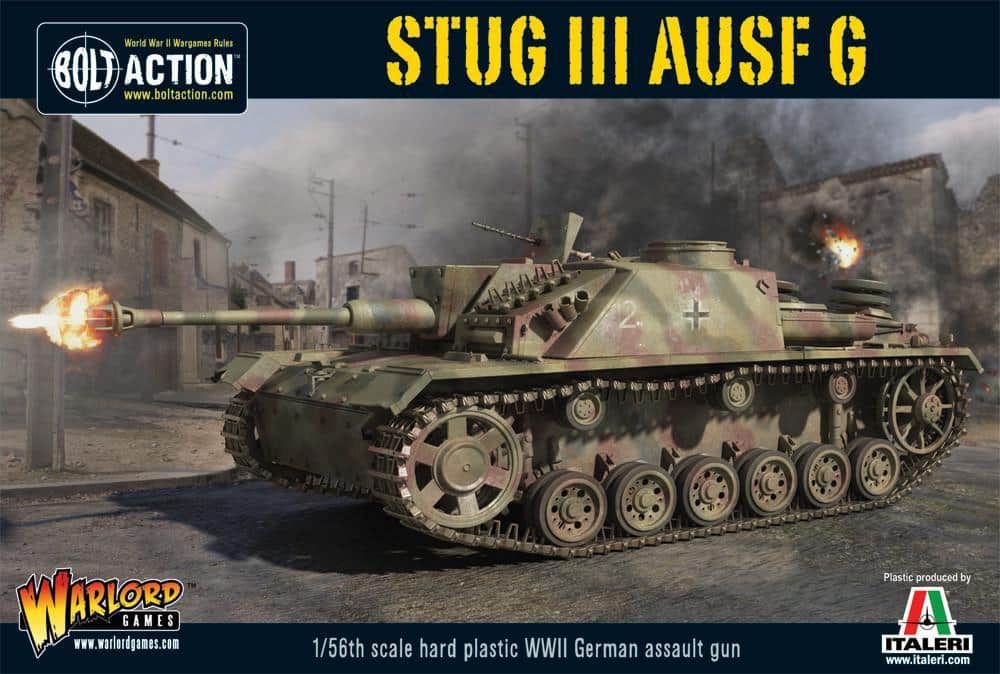 Bolt Action Stug III vous permettent de revivre la bataille emblématique des Ardennes de la deuxieme guerre mondiale avec ce char emblématique