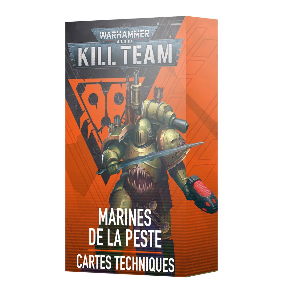 Découvrez la nouvelle version de Kill Team avec les Cartes Techniques Marine de la Peste , de nouvelles figurines , de nouvelles règles.