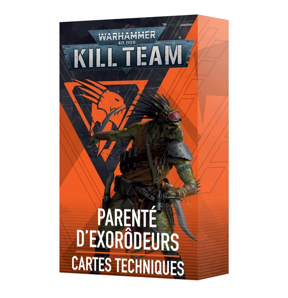 Découvrez la nouvelle version de Kill Team avec les Cartes Techniques Parenté d'Exorodeurs , de nouvelles figurines , de nouvelles règles.