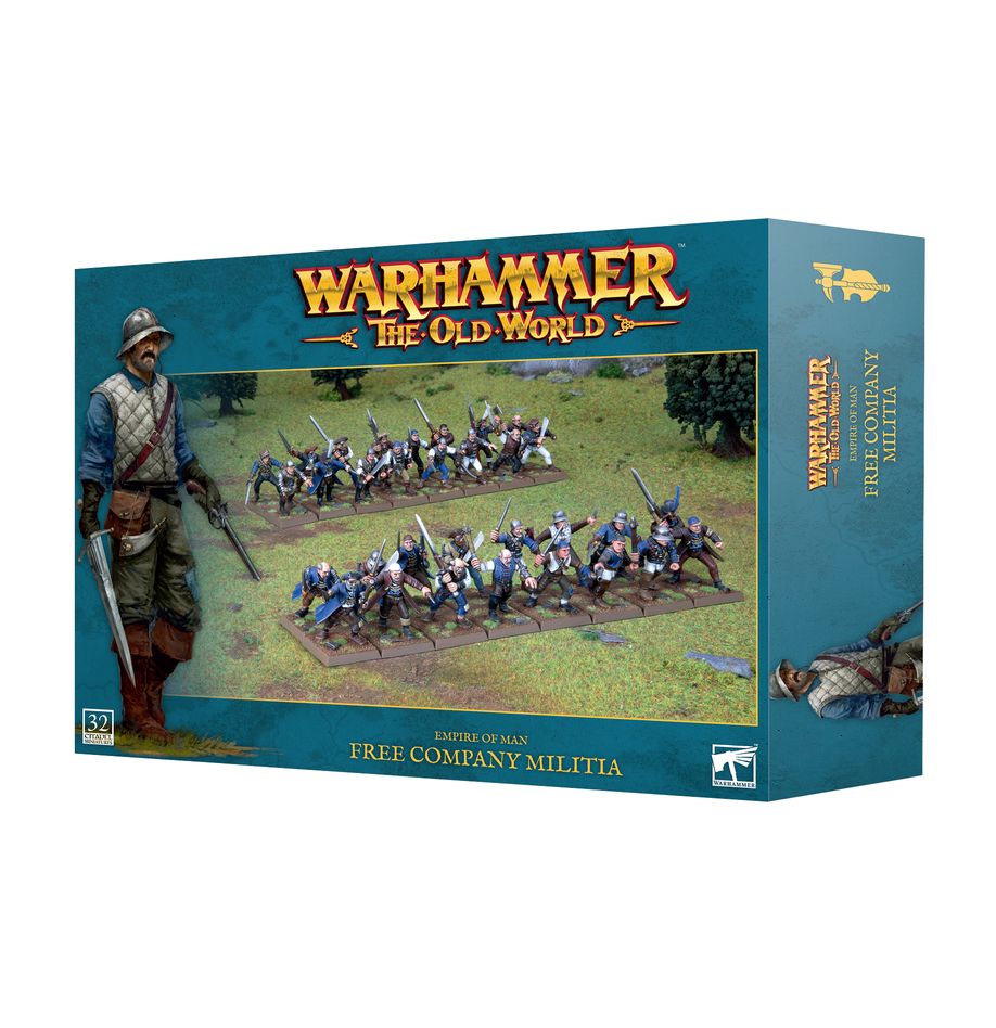 Old World Empire Free Company Militia une nouveauté pour les armées de l'Empire dans le jeu Old World nouvelle version de Warhammer Battle