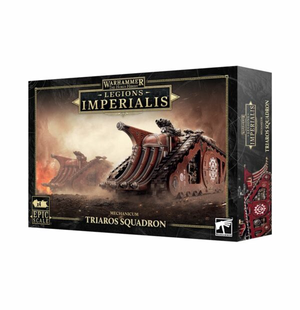 Legion Imperialis : Mechanicum Triaros Squadron est la superbe nouveautée de Games Workshop pour le jeu Legion Imperialis , une version epic d' Horus heresy