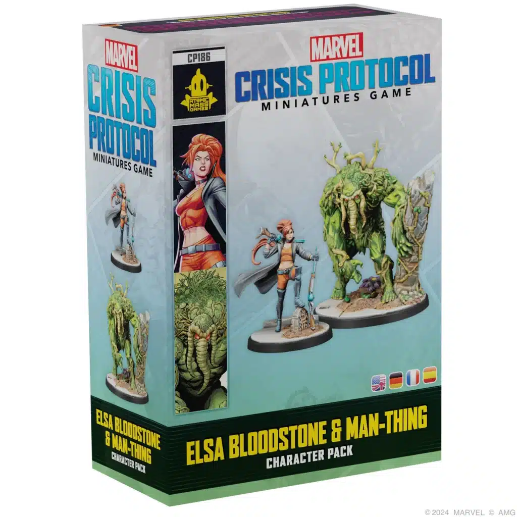 Découvrez Elsa bloodstone et Man Thing de nouveaux personnages pour le jeu de figurines Marvel Crisis Protocol , a découvrir absolument