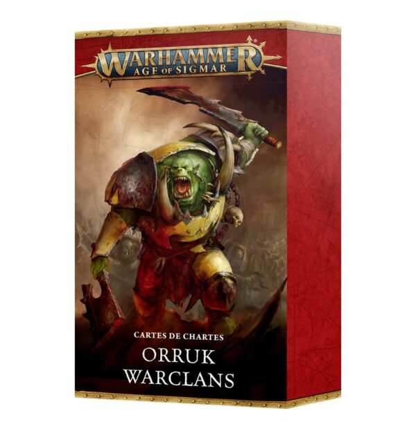 Orruk Warclans : Warscroll Cards VF est la nouveauté de la semaine pour les armées orruks d'Age of Sigmar , avec encore une fois de superbes figurines