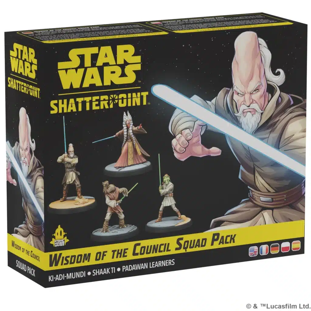 Wisdom of the Council Squad Pack, une nouvelle bande pour etoffer encore votre collection pour ce superbe jeu de figurines Star Wars Shatterpoint