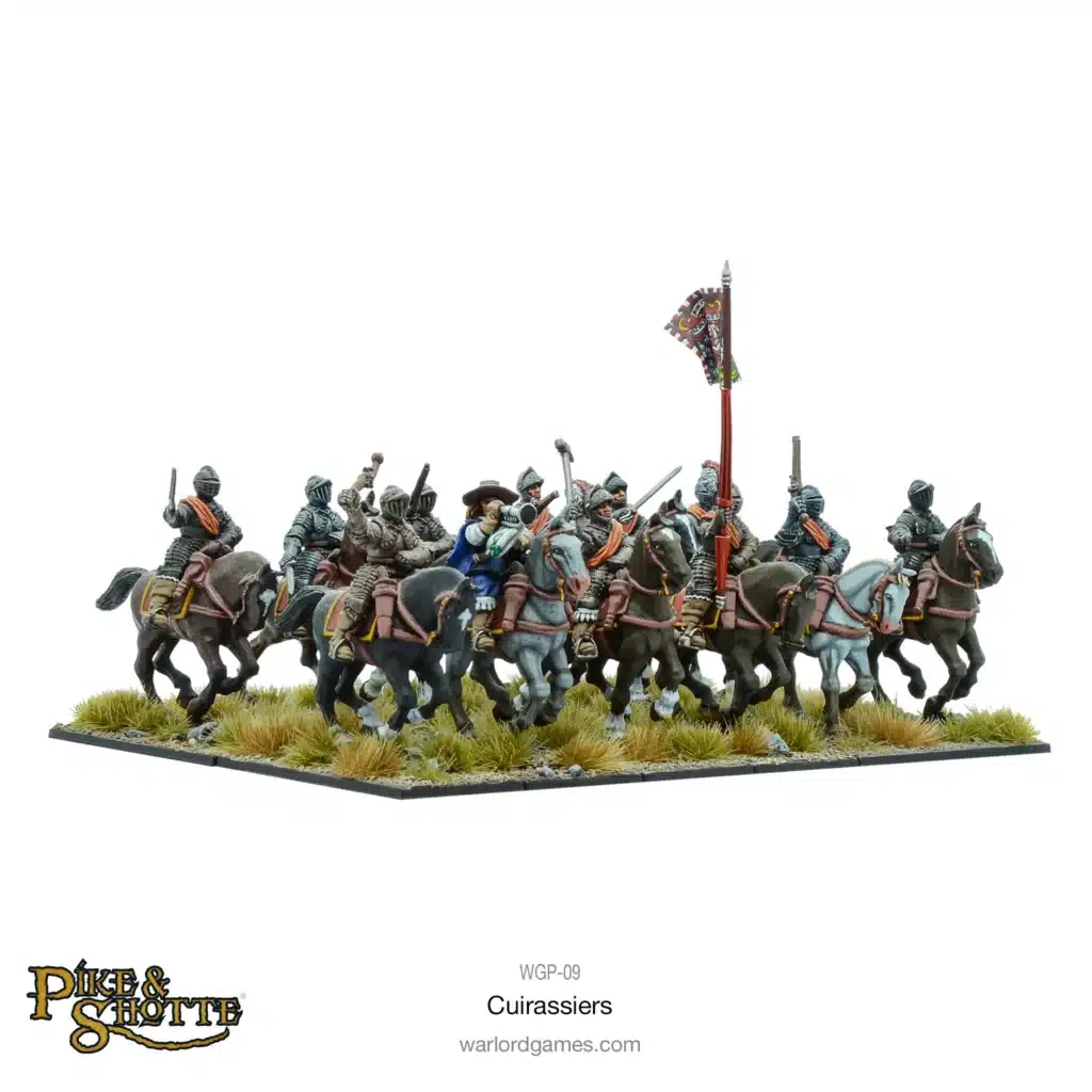 Découvrez Pike & Shotte : Cuirassiers l'un des superbes jeux historique édités par Warlord Games dans l'univers des chevaliers et mousquetaires