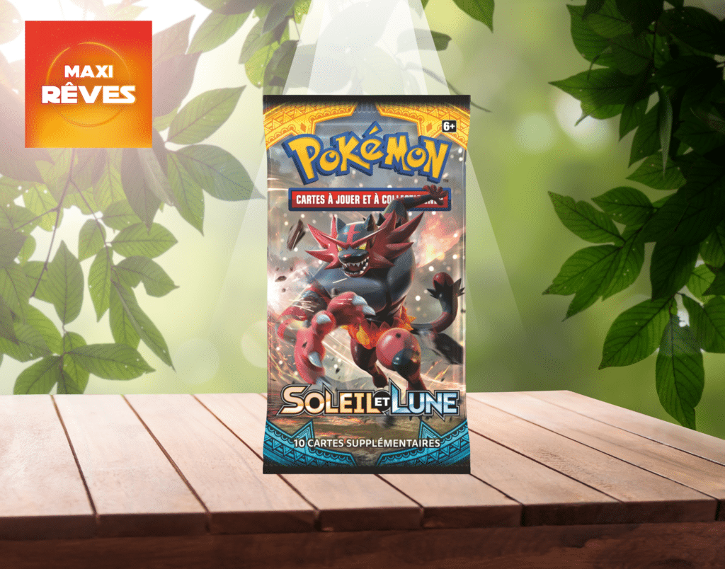 Pokemon Booster SL 1 est un moyen simple et original de collectionner votre série préféré. Tout les boosters seront envoyés protégés.