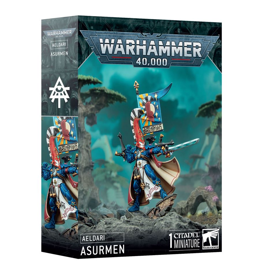 Decouvrez les fils de Khaine avec de nouvelles figurines tel que le Aeldari V10 Asurmern une occasion unique de débuter cette armée