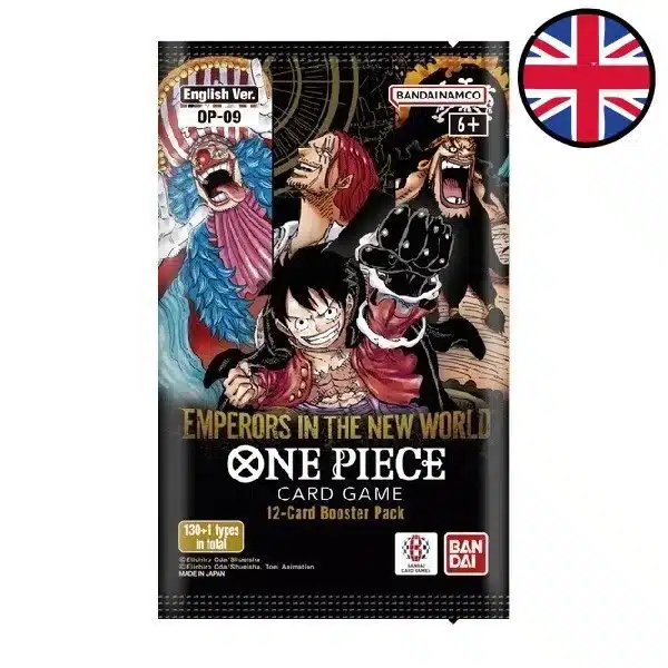 Découvrez le nouveau produit One Piece booster OP09 The Four Emperors un produit incontournable pour votre jeu de cartes favori