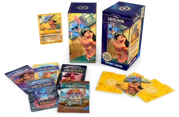 Lorcana Coffret cadeau Chapitre 7 : Ile d'Archazia est un excellent moyen de collectionner ce chapitre avec ses nouveaux mecanismes de jeu