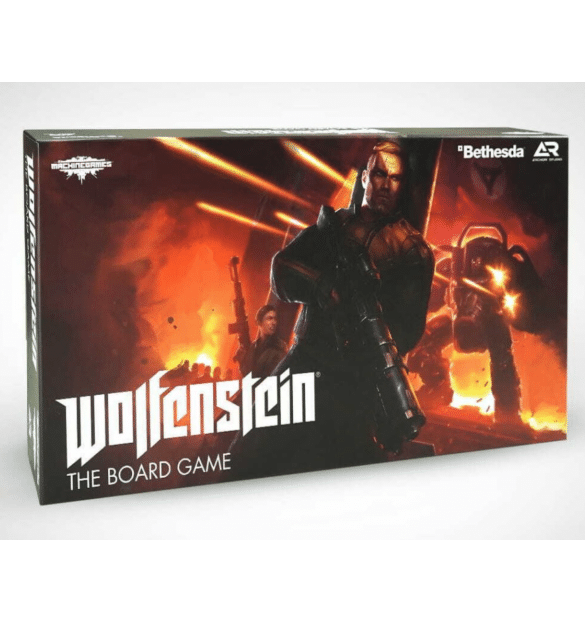 Wolfenstein The Board Game vous invite à rejoindre la résistance et infiltrer la place forte des nazis pour assassiner Adolph Hitler lui même