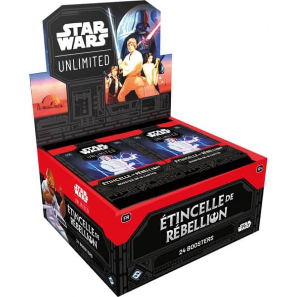 Découvrez le nouveau jeu de cartes à collectionner dans l'univers de Star Wars avec le Star Wars Unlimited Etincelle de rebellion , à découvrir absolument