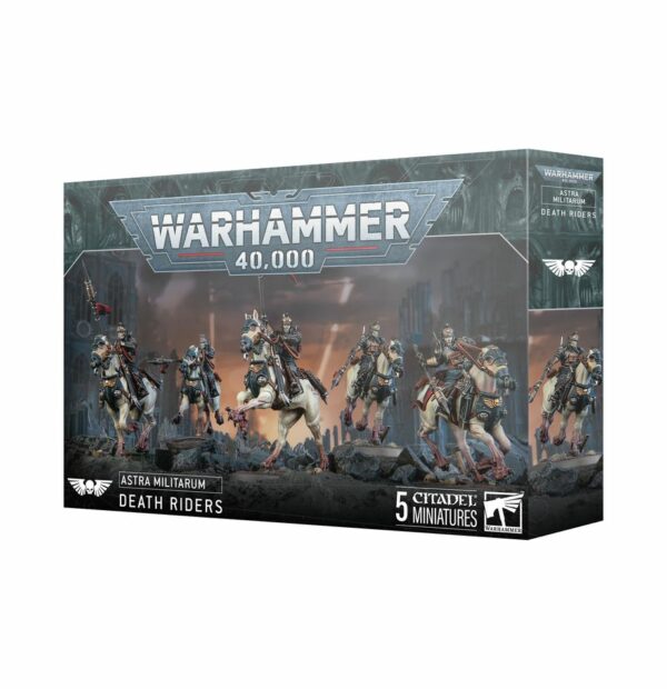 Découvrez les nouvelles unitées pour les Astra militarum avec Astra Militarum: Krieg Krieg Death Riders une des nombreuses sorties pour etoffer vos armées