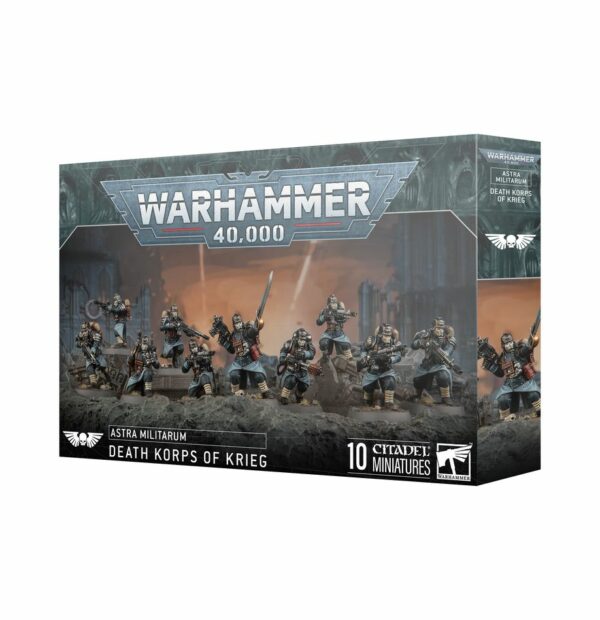 Découvrez les nouvelles unitées pour les Astra militarum avec Astra Militarum: Death Korps of Krieg une des nombreuses sorties pour etoffer vos armées