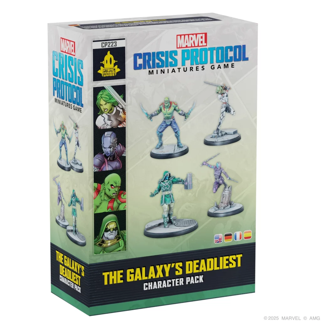 Découvrez Galaxy’s Deadliest Character Pack de nouveaux personnages pour le jeu de figurines Marvel Crisis Protocol , a découvrir absolument