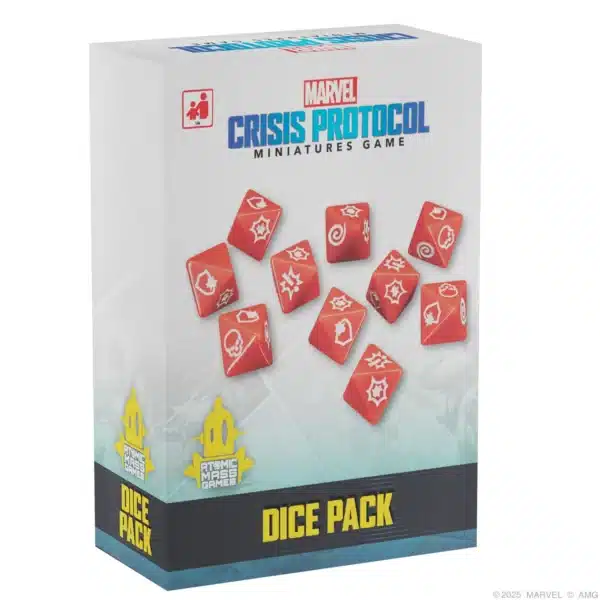 Découvrez Marvel: Crisis Protocol - Dice Pack un ajout indispensable pour vos parties de MCP , un gain de temps et un confort de jeu