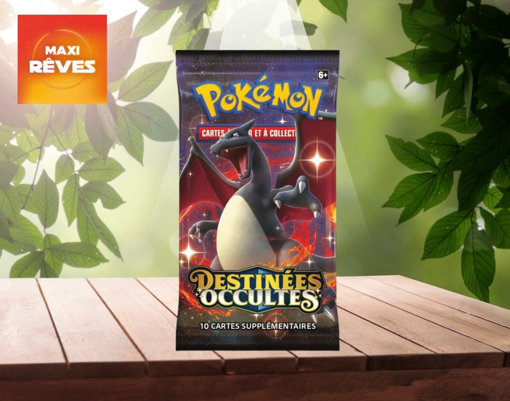 Pokemon Booster Destinées occultes est un moyen simple et original de collectionner votre série préféré. Tout les boosters seront envoyés protégés.