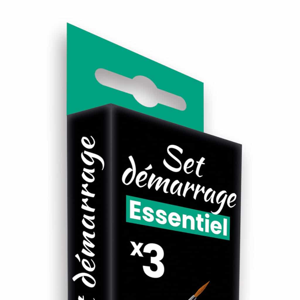 Découvrez CPE1 – Set Démarrage essentiel cet excellent kit de pinceaux parfait pour commencer ou compléter vôtre gamme de pinceaux