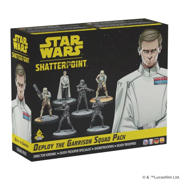 Deploy the Garrison Squad Pack, une nouvelle bande pour etoffer encore votre collection pour ce superbe jeu de figurines Star Wars Shatterpoint