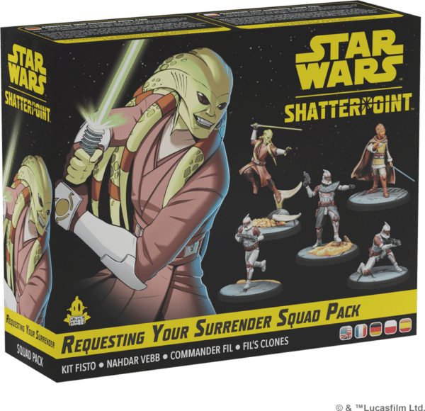 Requesting your Surrender, une nouvelle bande pour etoffer encore votre collection pour ce superbe jeu de figurines Star Wars Shatterpoint