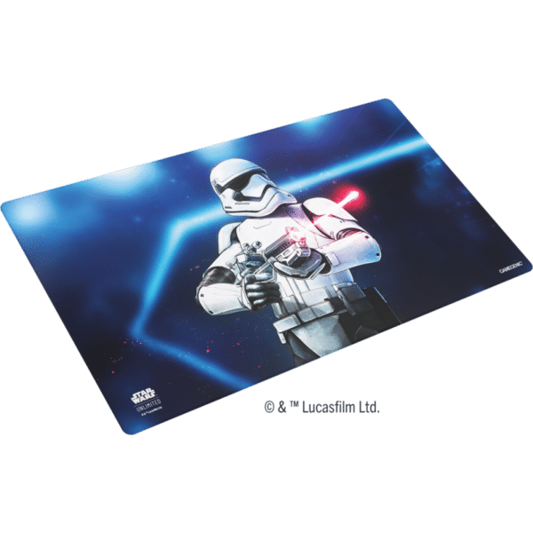 Jump to Lightspeed est la 4 eme edition du formidable jeu de cartes Star Wars Unlimited , découvrez la Playmat Stormtrooper