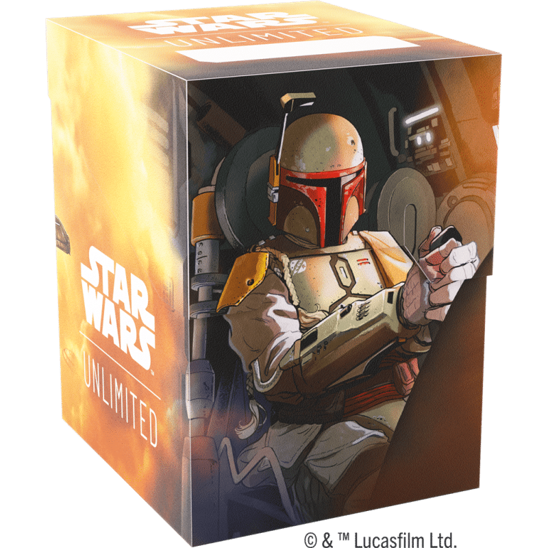 Jump to Lightspeed est la 4 eme edition du formidable jeu de cartes Star Wars Unlimited , découvrez la Deck Box Boba Fett