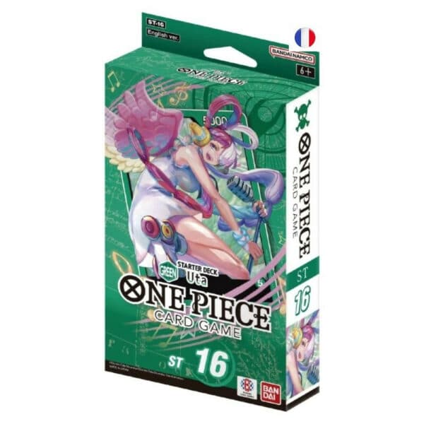 Découvrez le nouveau produit One Piece TCG ST16 – Green Uta – en français un produit incontournable pour votre jeu de cartes favori