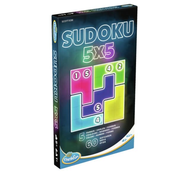 Découvrez, le Sudoku 5X5 Magnetic Puzzle, un casse-tête de sudoku magnétique parfait pour les voyage et facile à transporter