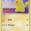 Pikachu 72/100 Tempete de sable est un moyen simple et original de collectionner votre série préféré. Les cartes sont protégées.