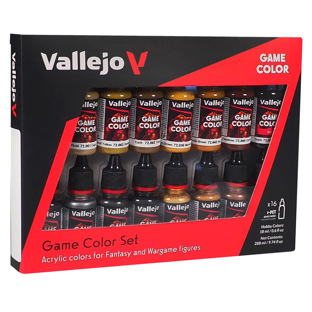 Game Color Set Specialist fait partie des superbes nouveaux set de vallejo pour la peinture au pinceau ou a l'aero en la diluant