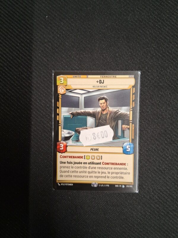 Star wars Unlimited : Carte légendaire : DJ