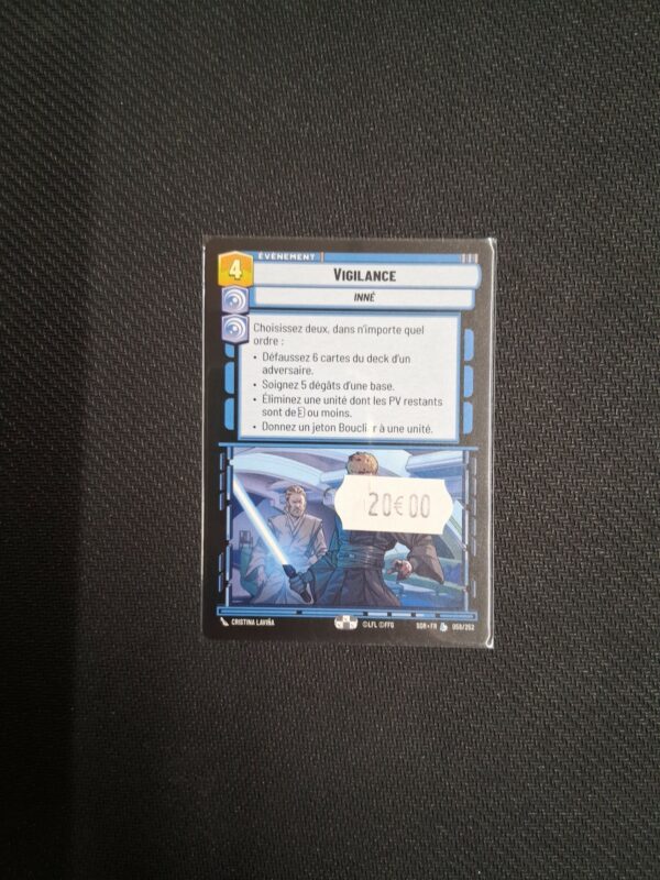 Star wars Unlimited : Carte légendaire : Vigilance