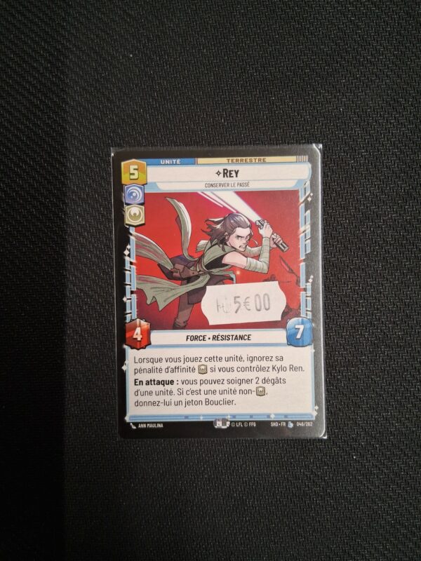 Star wars Unlimited : Carte légendaire : Rey